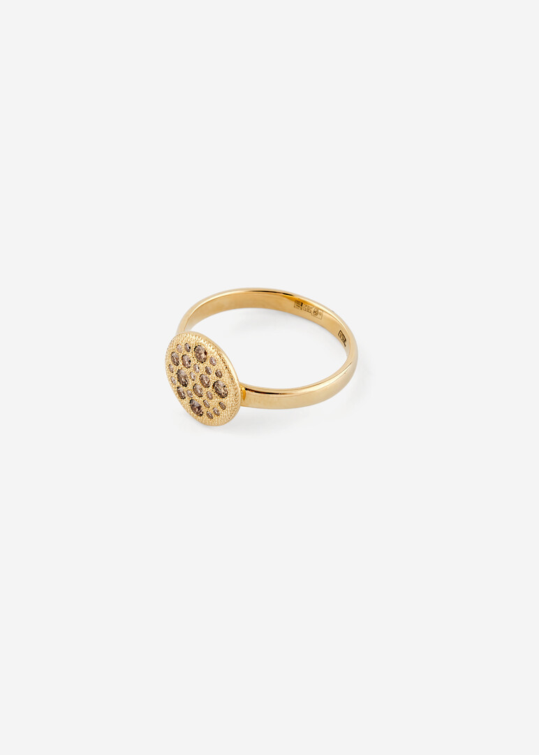 gold diamond ring