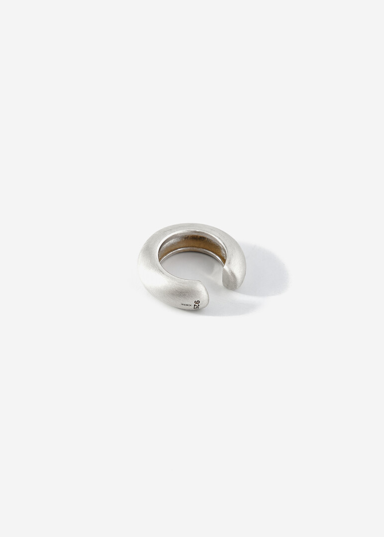 Matt cuff made of silver TORUS