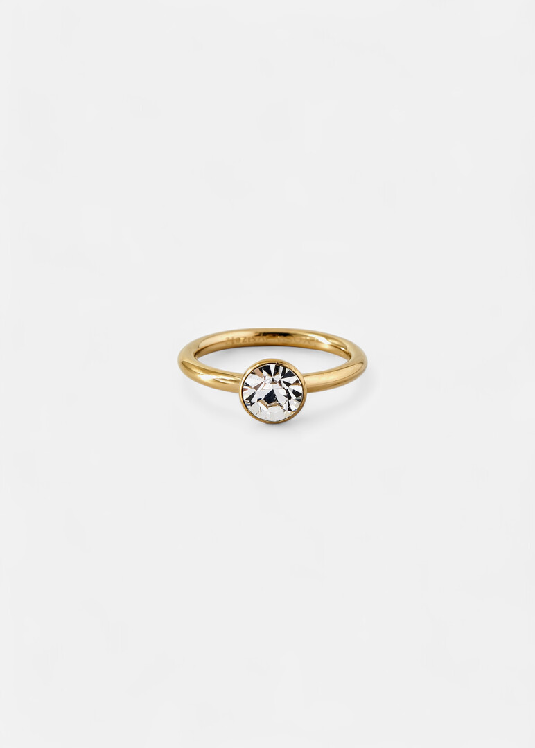 Gold ring with SYMPHONIA crystal