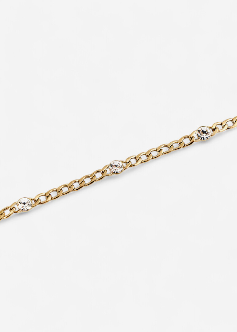 Gold bracelet with SYMPHONIA crystal
