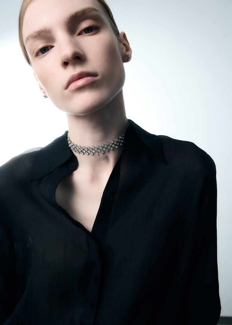 Колье чокер RHINESTONE
