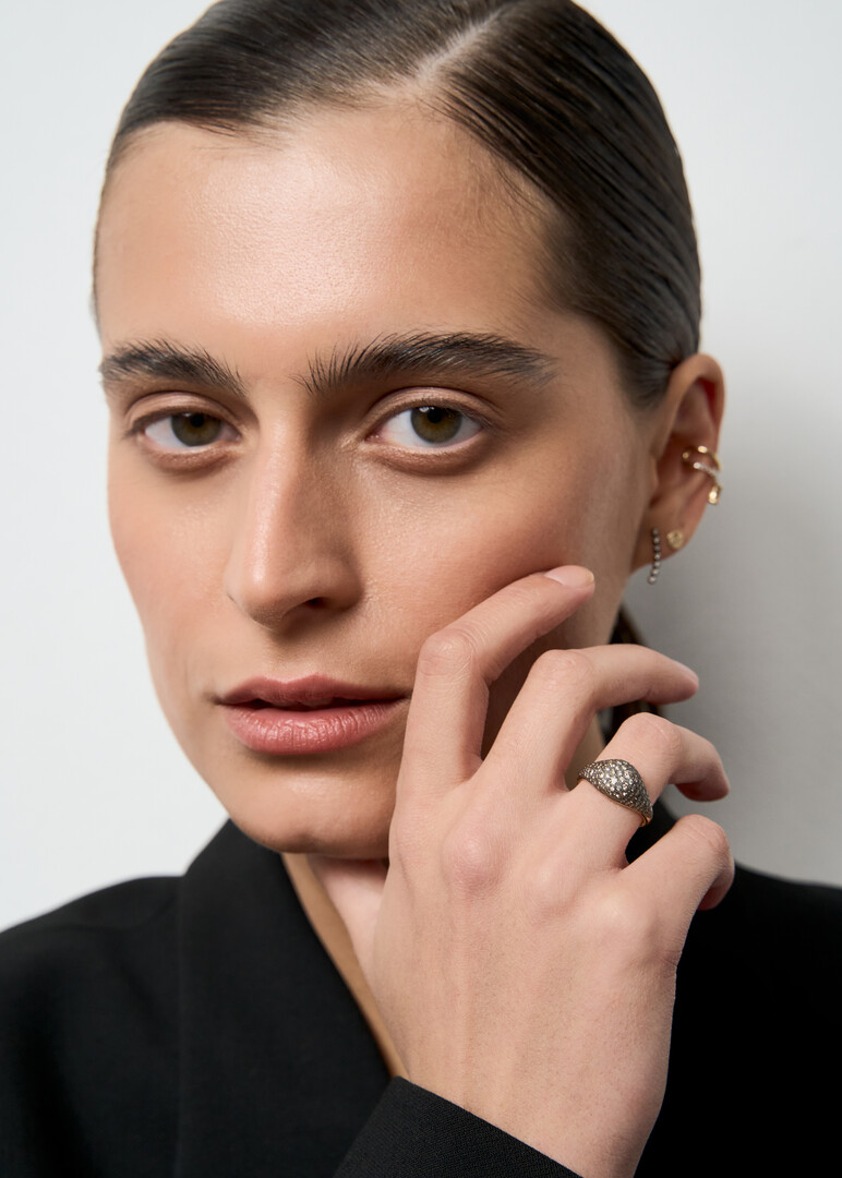 Gold and Diamond ring
