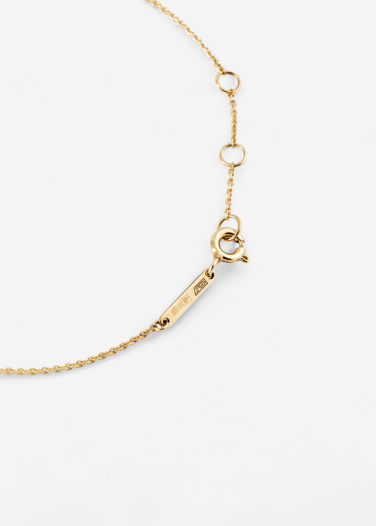 Gold and diamond bracelet