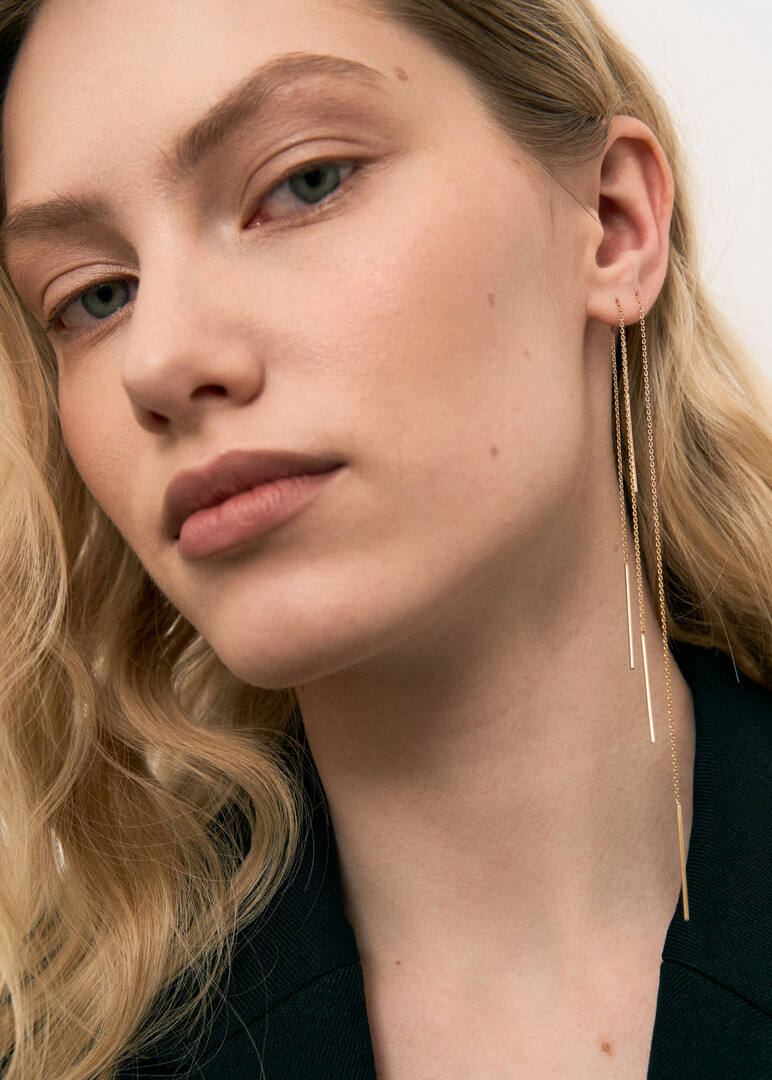 gold-plated silver ear-stretchers
