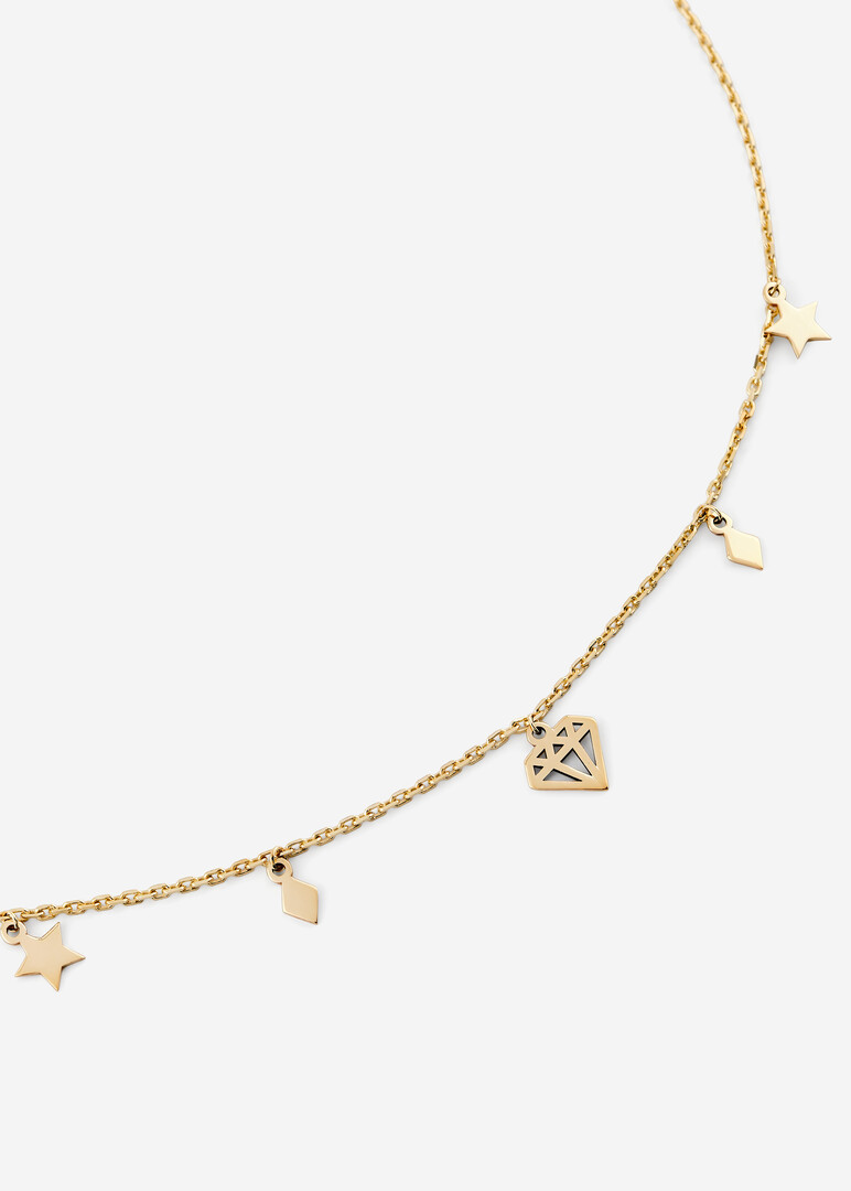 gold necklace