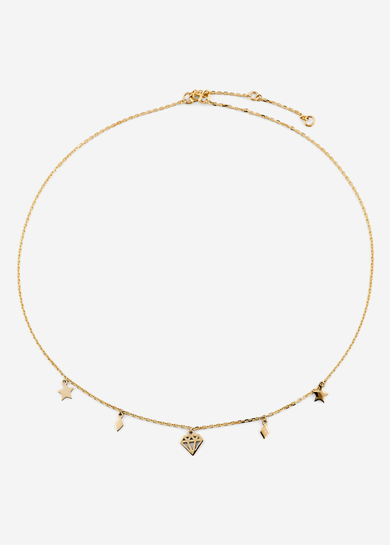 gold necklace