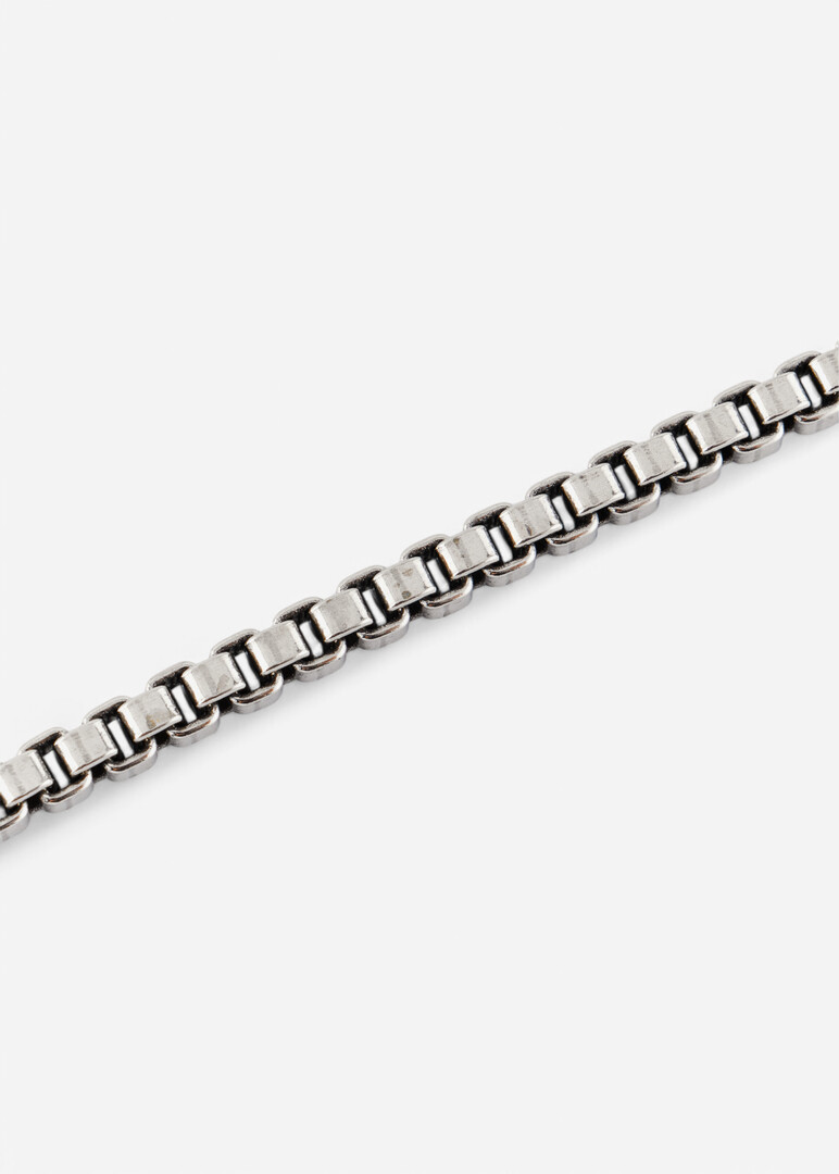 Chain bracelet made of silver