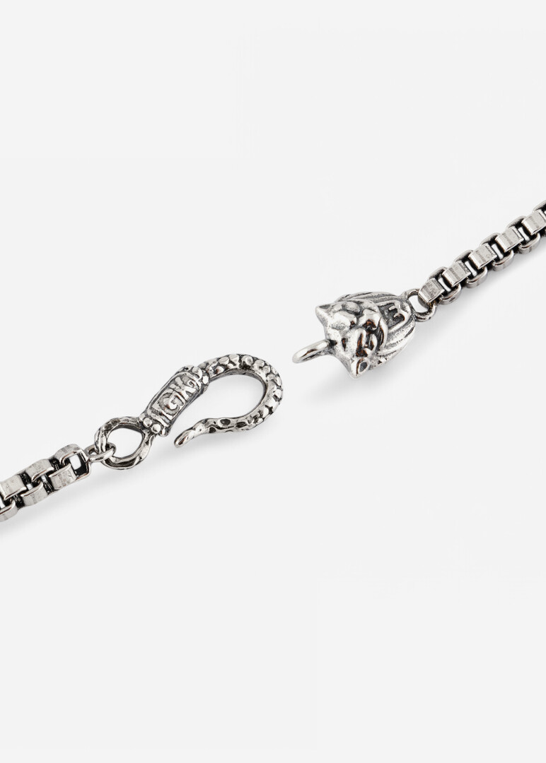 Chain bracelet made of silver