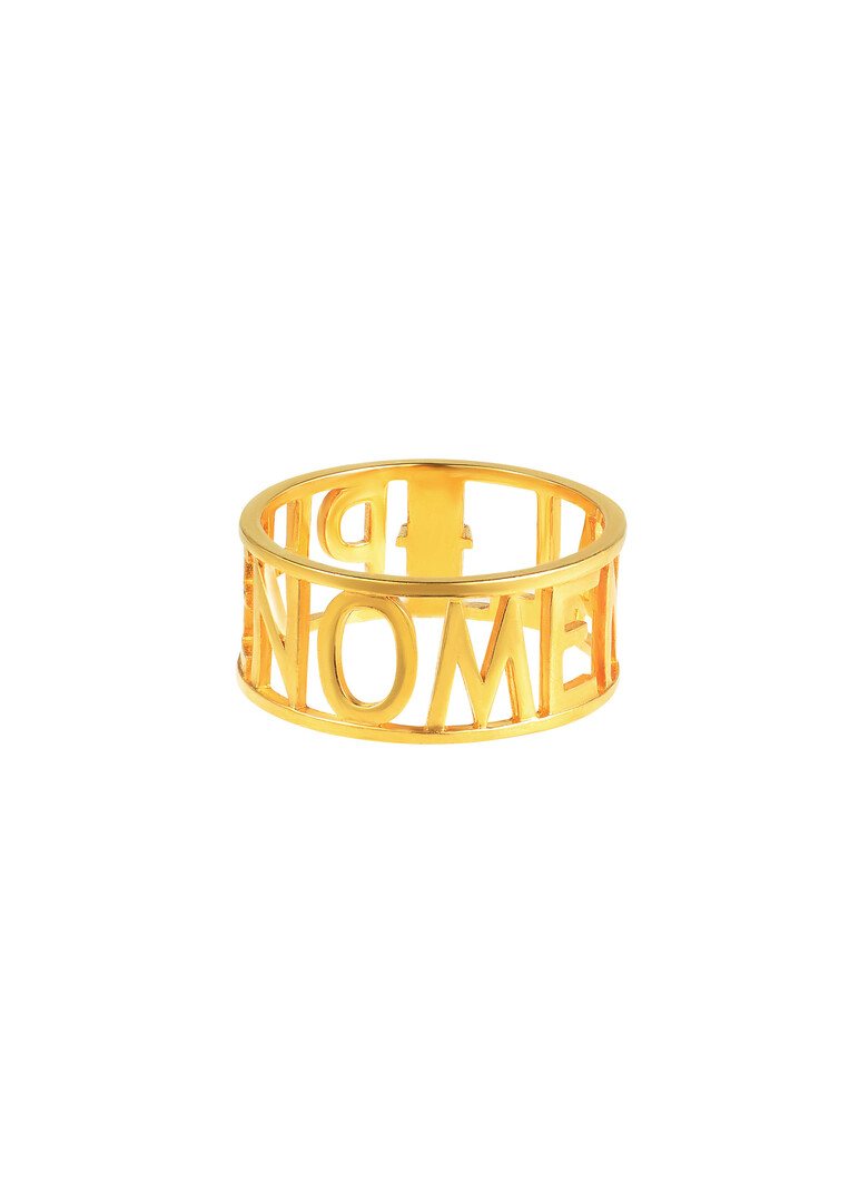 Позолоченное кольцо с кристаллом Phenomenal Girl Gold