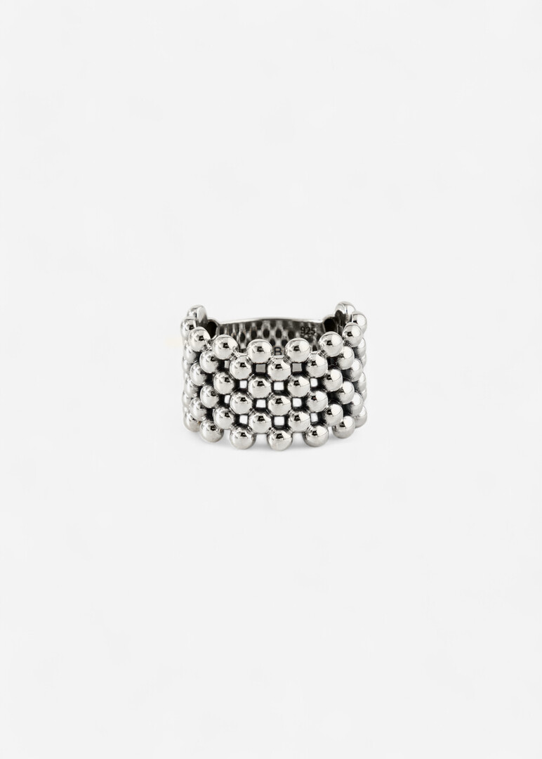 SPHERES Silver Ring