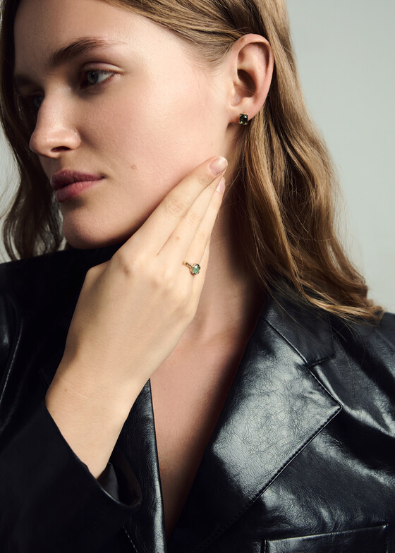 Тонкие кольца Kintsugi Jewelry Кольцо из золота Vulnerability