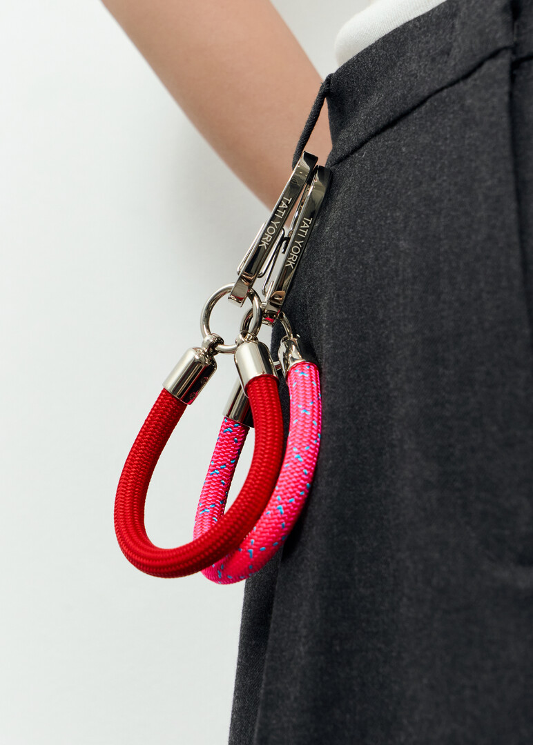 Silver Keychain Mixbag Quentin