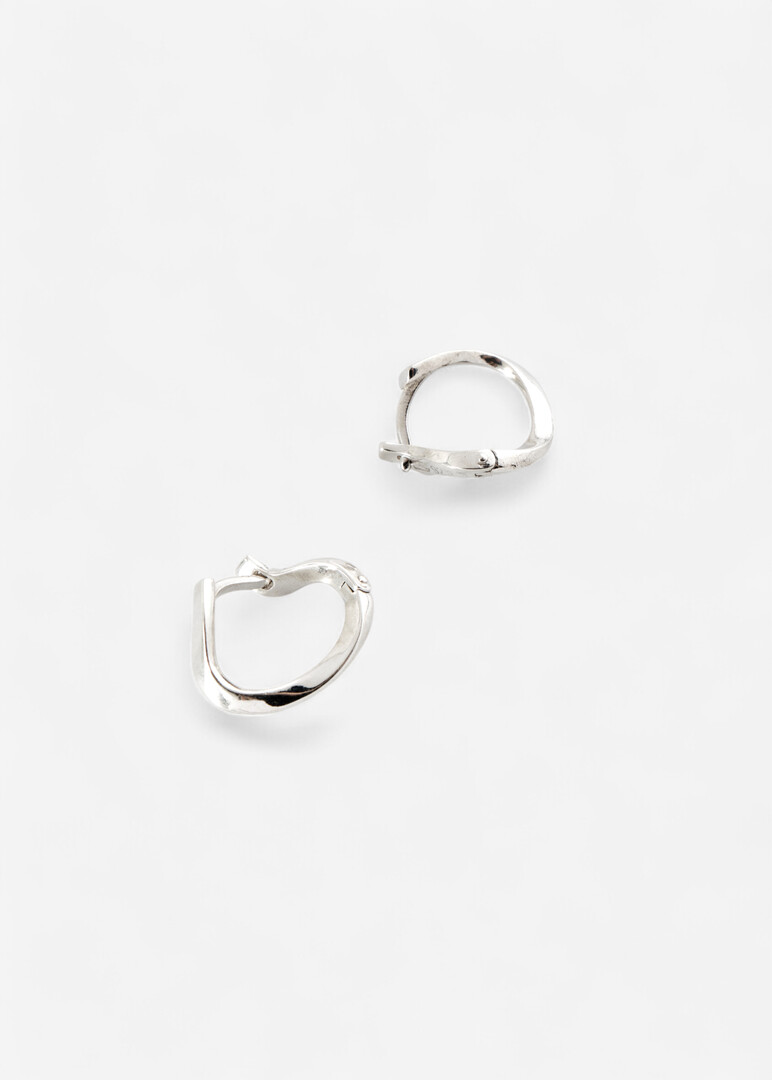 Lasso Silver Earrings