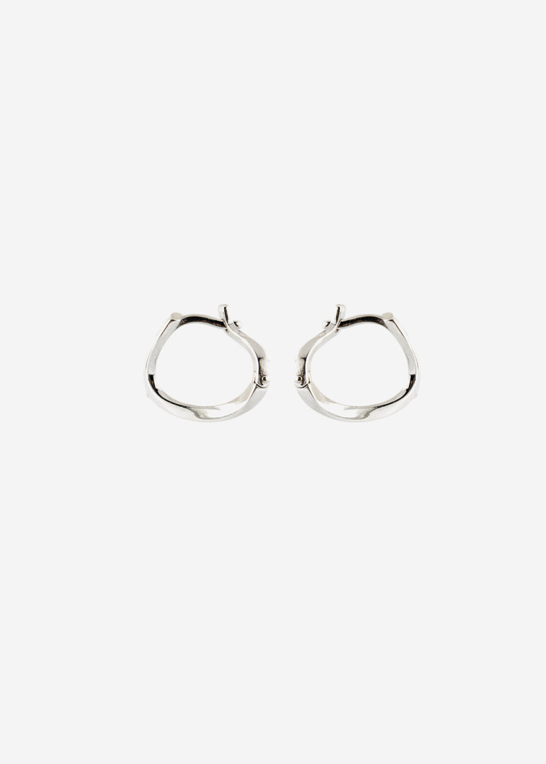 Lasso Silver Earrings