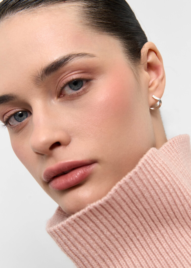 Lasso Silver Earrings