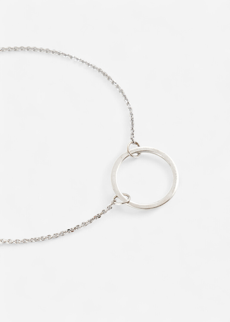 Silver bracelet "Orbit"
