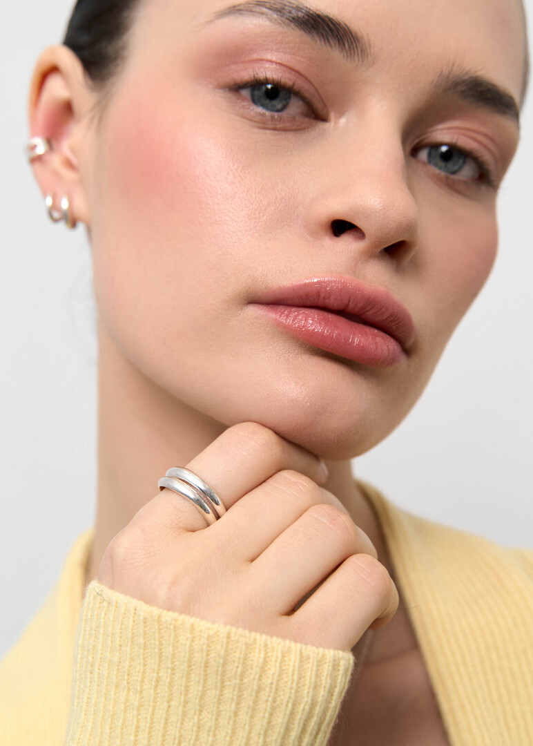 Dualis Silver Ring