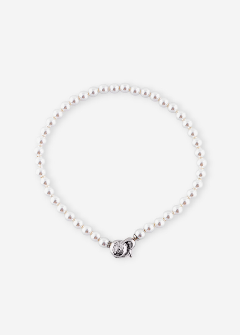 silver bead bracelet