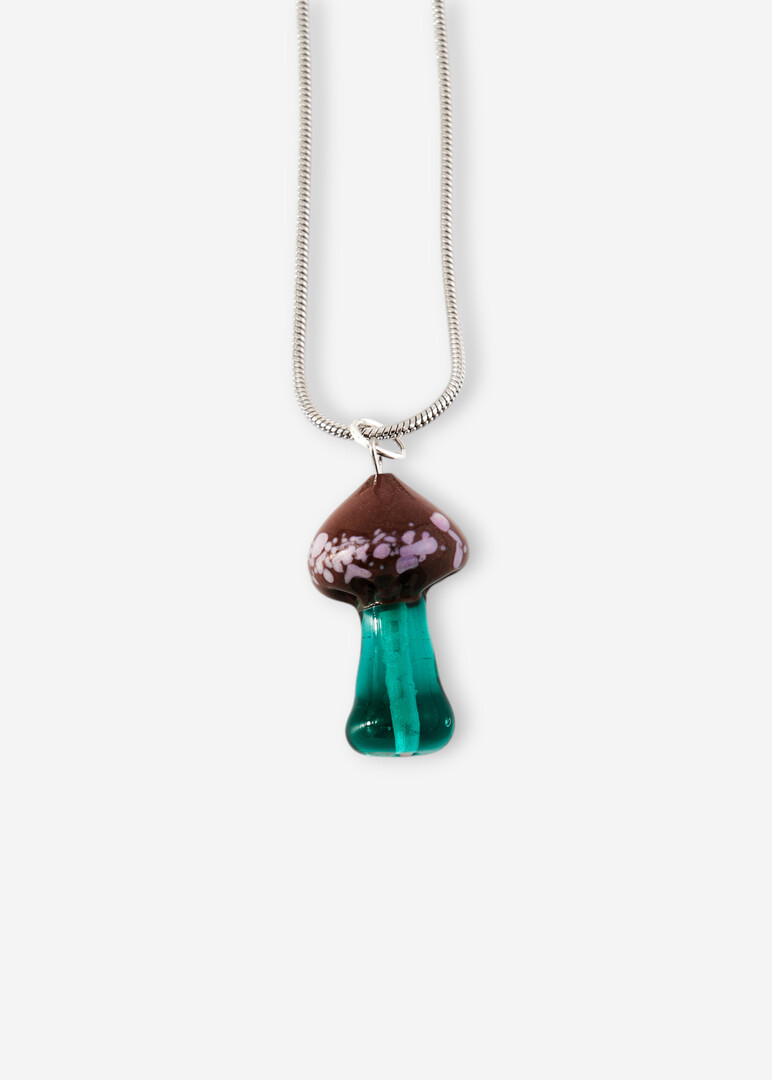 Колье с подвеской из стекла Magic Fungi «Whispercap»