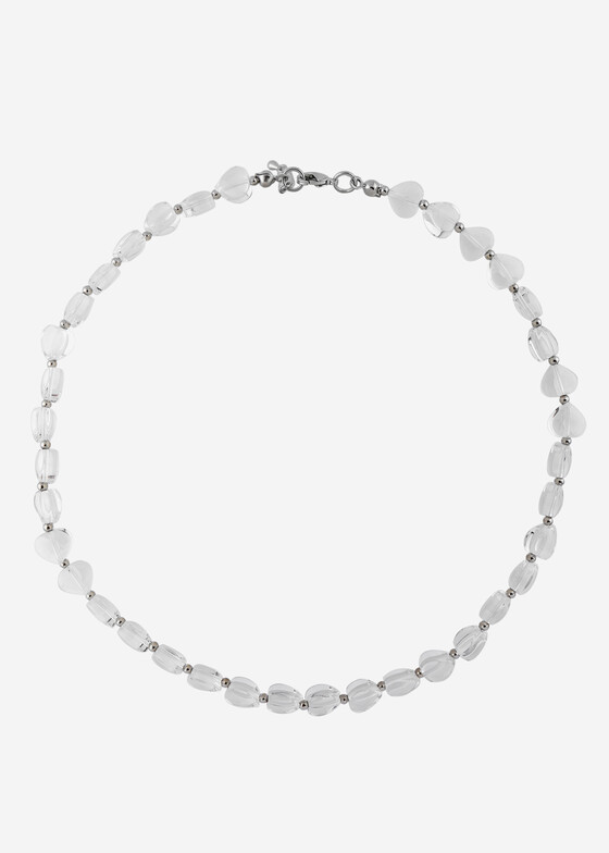 Колье с подвесами AQUAGIRL Колье из прозрачных сердец
