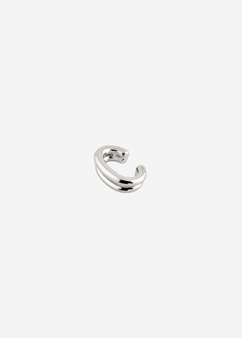 Double silver-tone cuff.