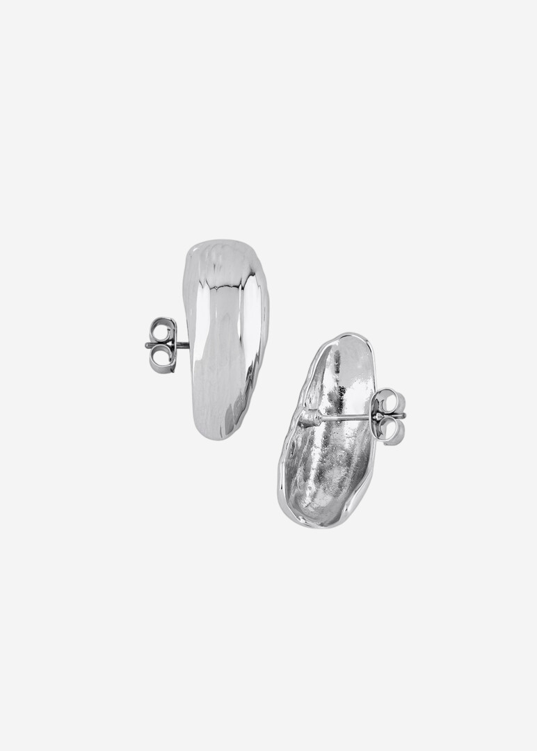 silver earrings