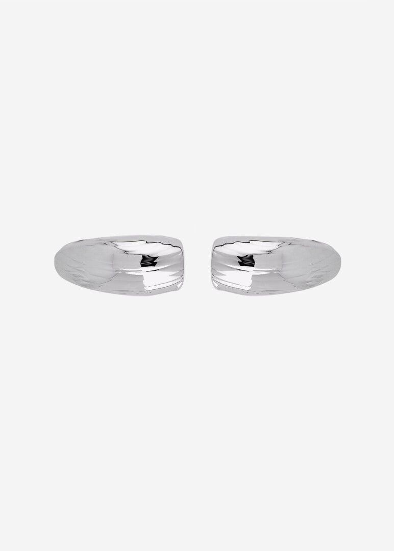 silver earrings