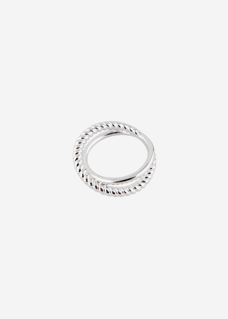 silver Twisted Ring