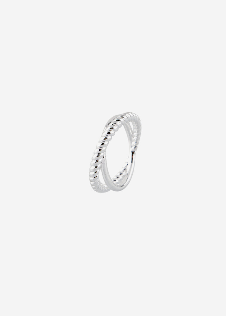silver Twisted Ring