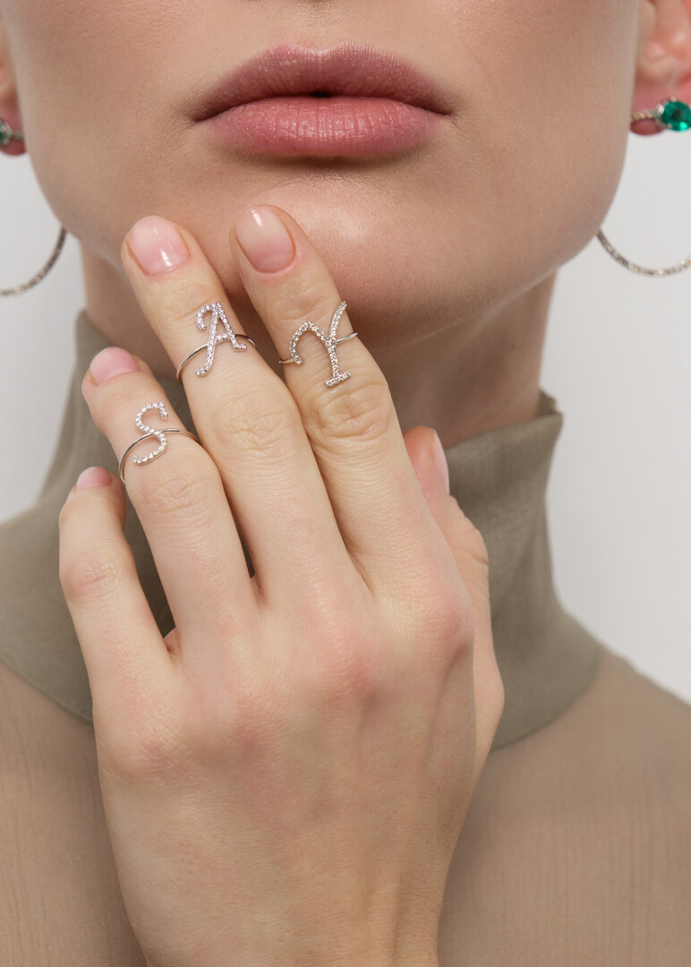 ring with lab-grown diamonds gol