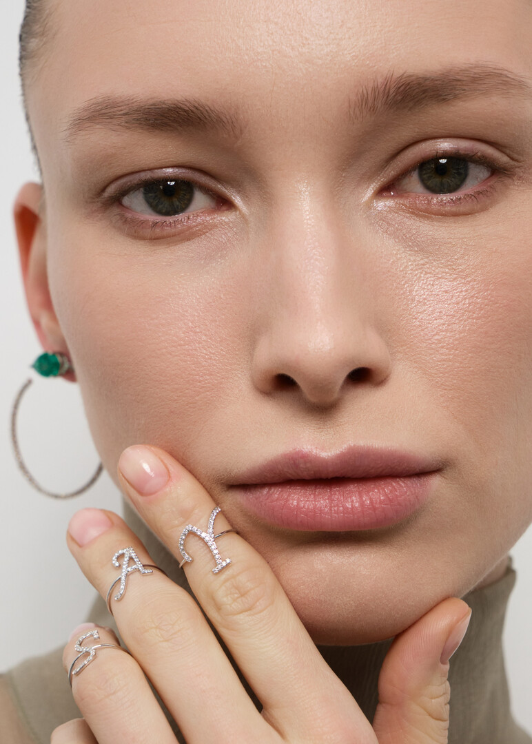 ring with lab-grown diamonds gol