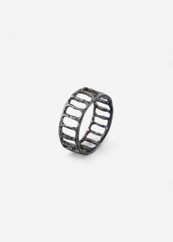 Широкие кольца Kintsugi Jewelry Кольцо из серебра Crave