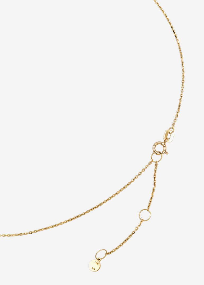 Gold chain with multiple sun pendants