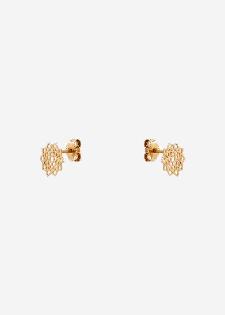 Sahasrara Golden Ear Studs