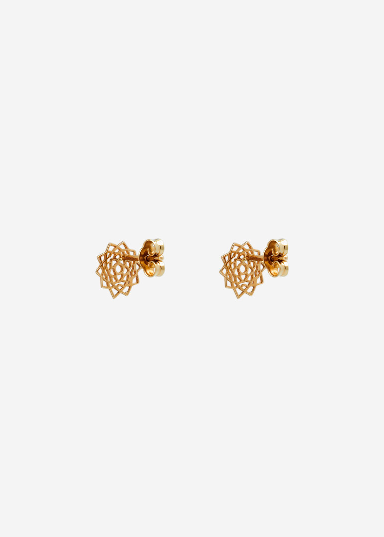 Sahasrara Golden Ear Studs