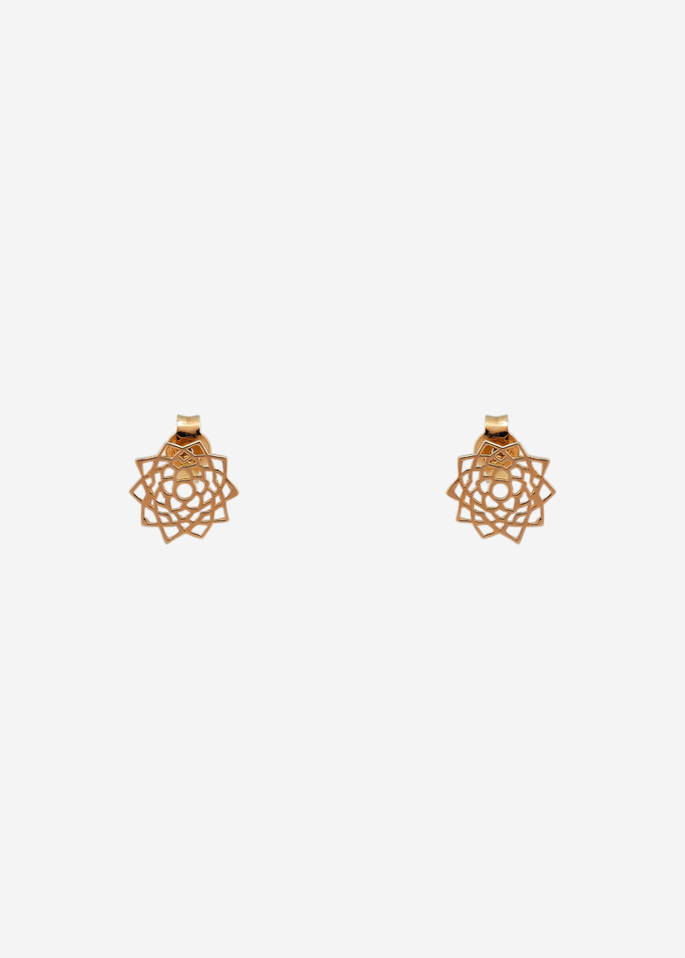 Sahasrara Golden Ear Studs