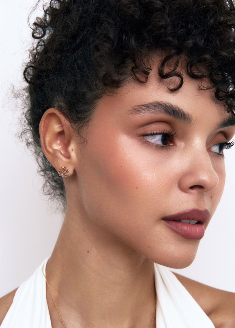 Sahasrara Golden Ear Studs
