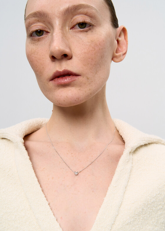 Кулоны и подвески УРА jewelry Подвеска «Котята» с фианитами из серебра