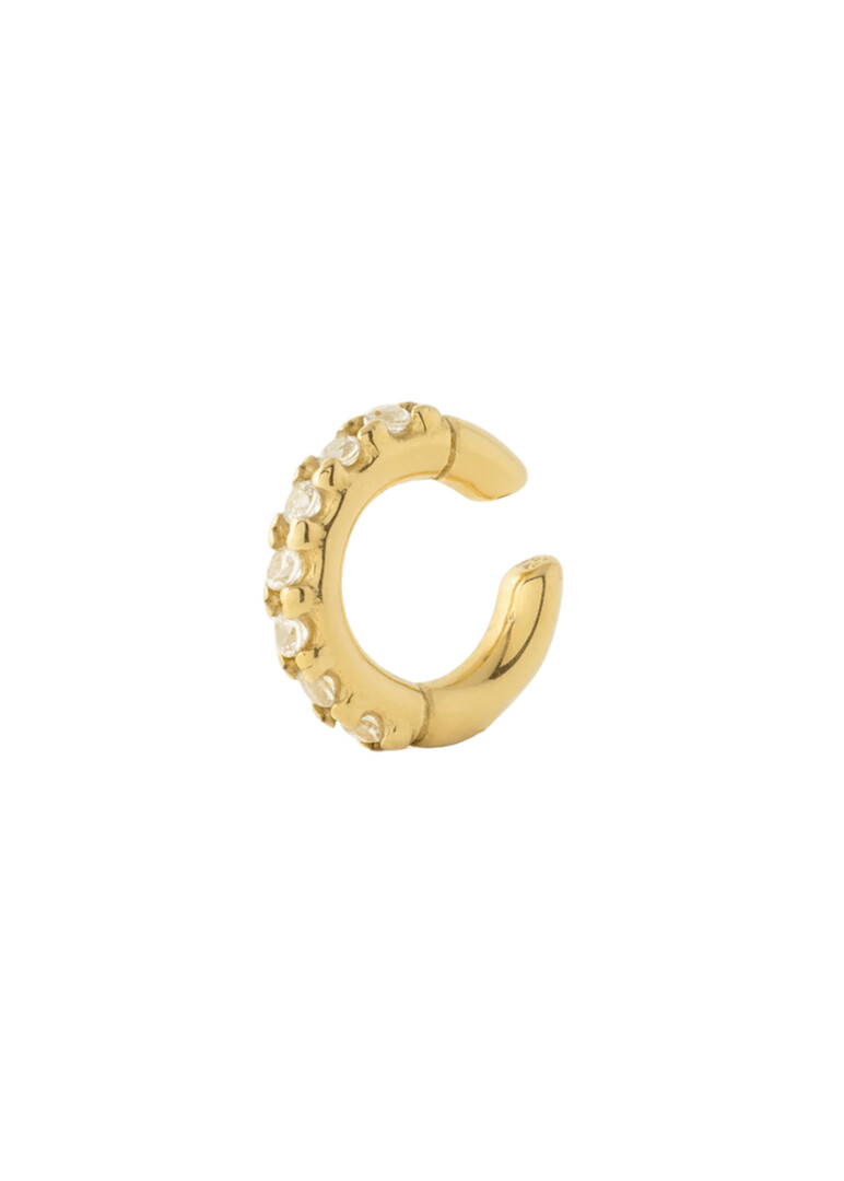 gold-tone kim crystal cuff