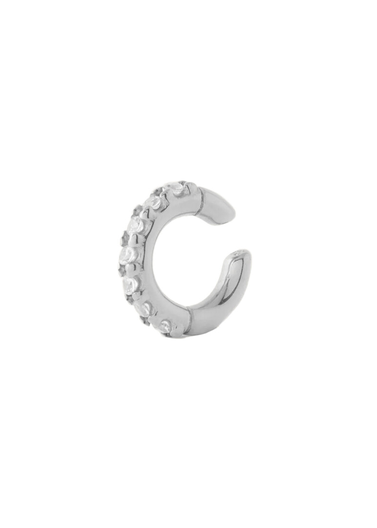 silver-tone crystal cuff Kim