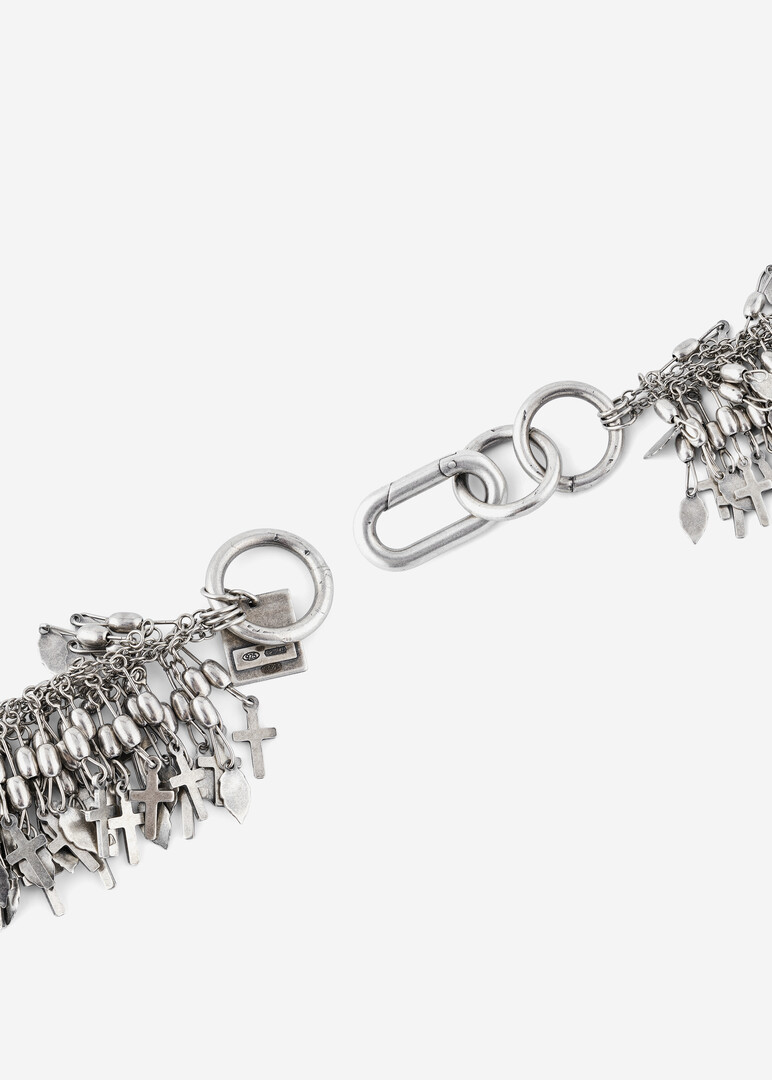 statement silver bracelet