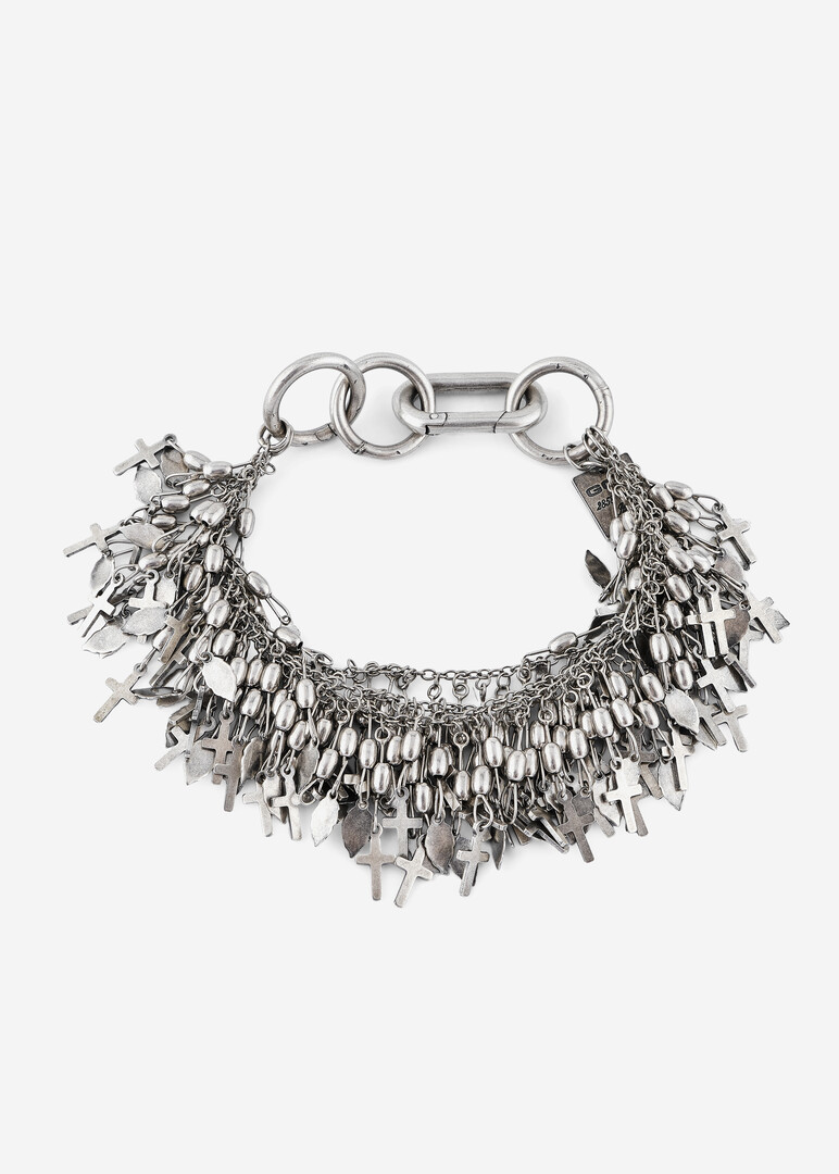 statement silver bracelet