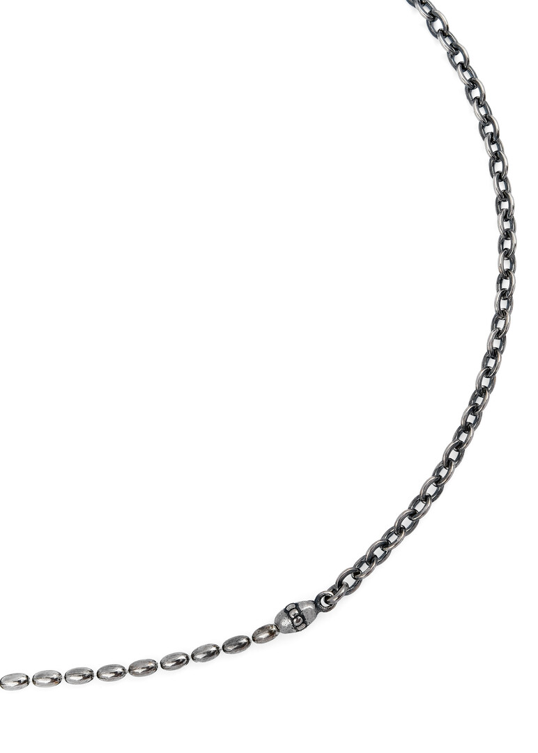 orange eye chain necklace