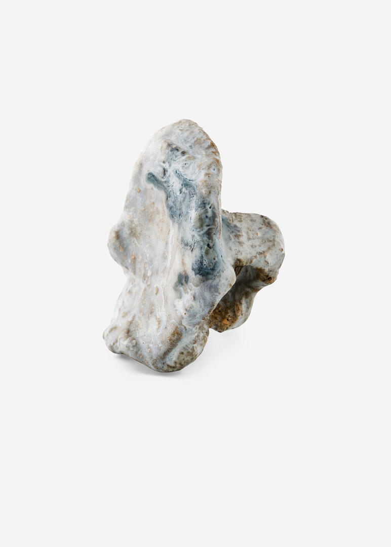 blue ceramic ring