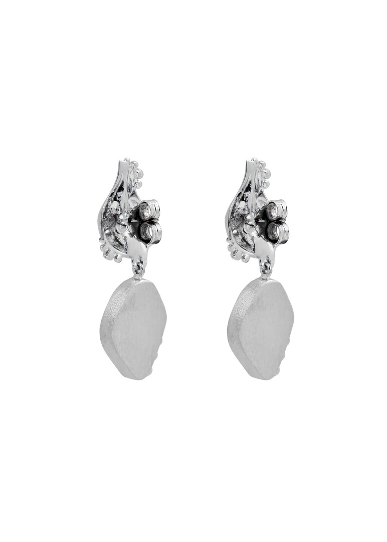 Mini Lupa Earrings Black
