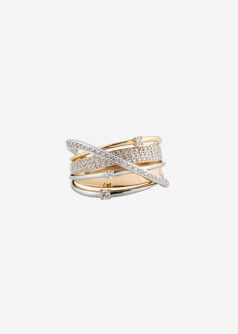 Кольцо из белого золота