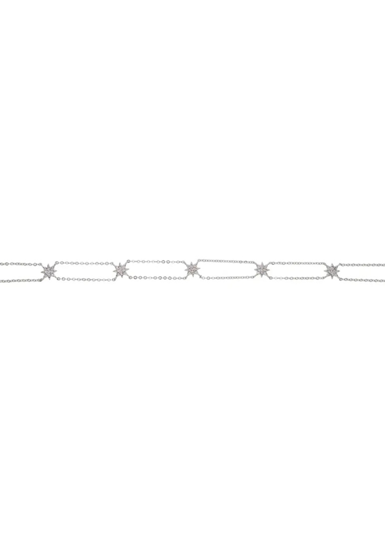 Gold-Plated Small Choker with Star Motif