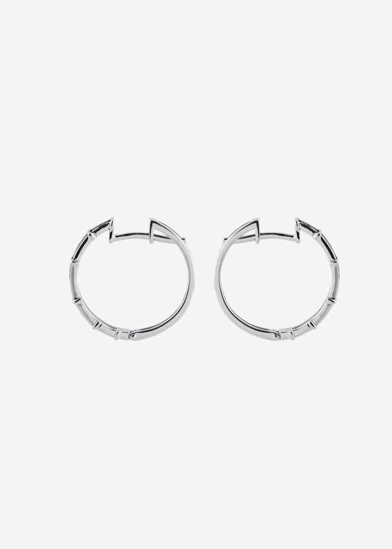 Серьги из белого золота