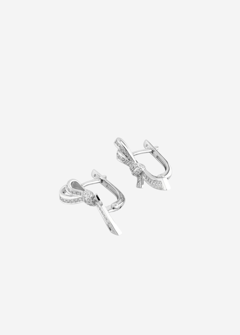 Серьги из белого золота