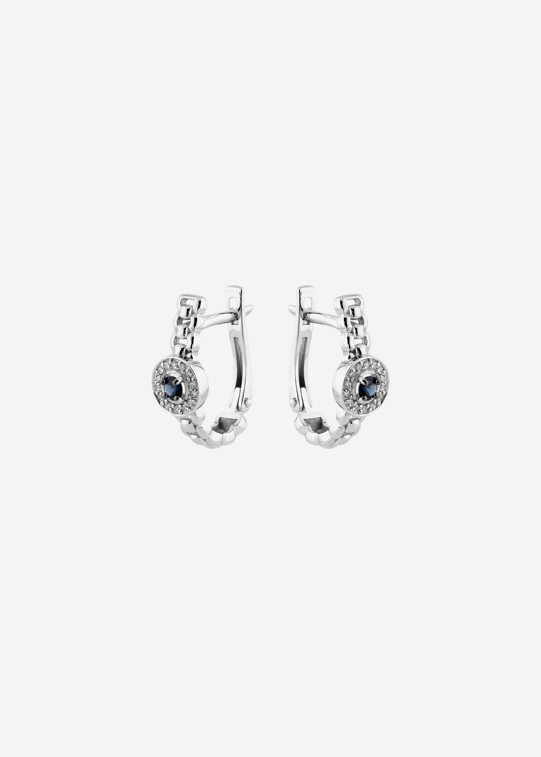 Серьги из белого золота